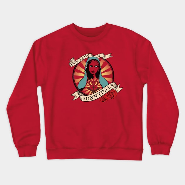 Our Lady of Sunnydale Crewneck Sweatshirt by Jo3bot